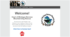 Desktop Screenshot of michiganberneserescue.org